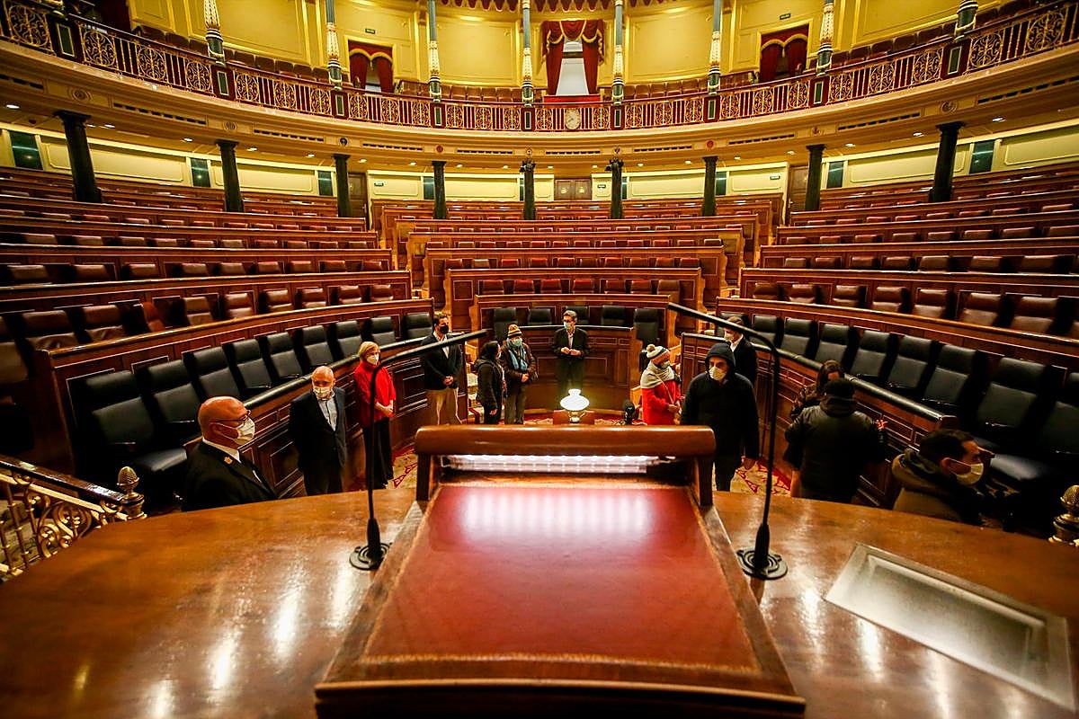 Vista del Congreso de los Diputados.