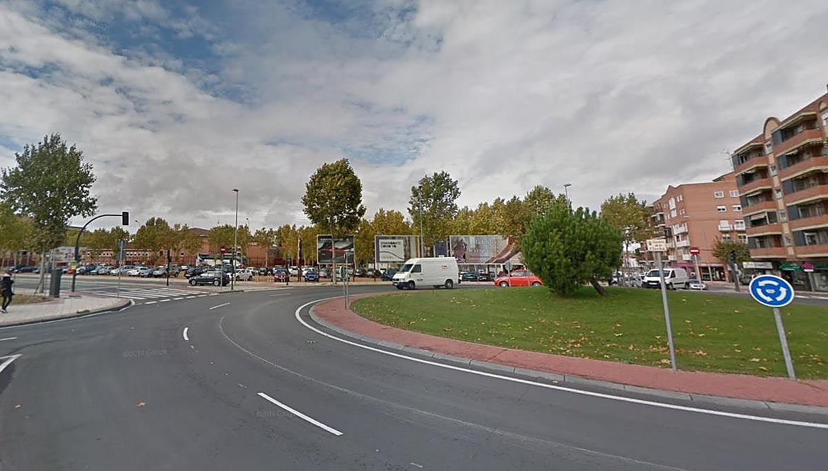 Glorieta de La Flecha, en cuyas inmediaciones tuvo lugar el atropello.