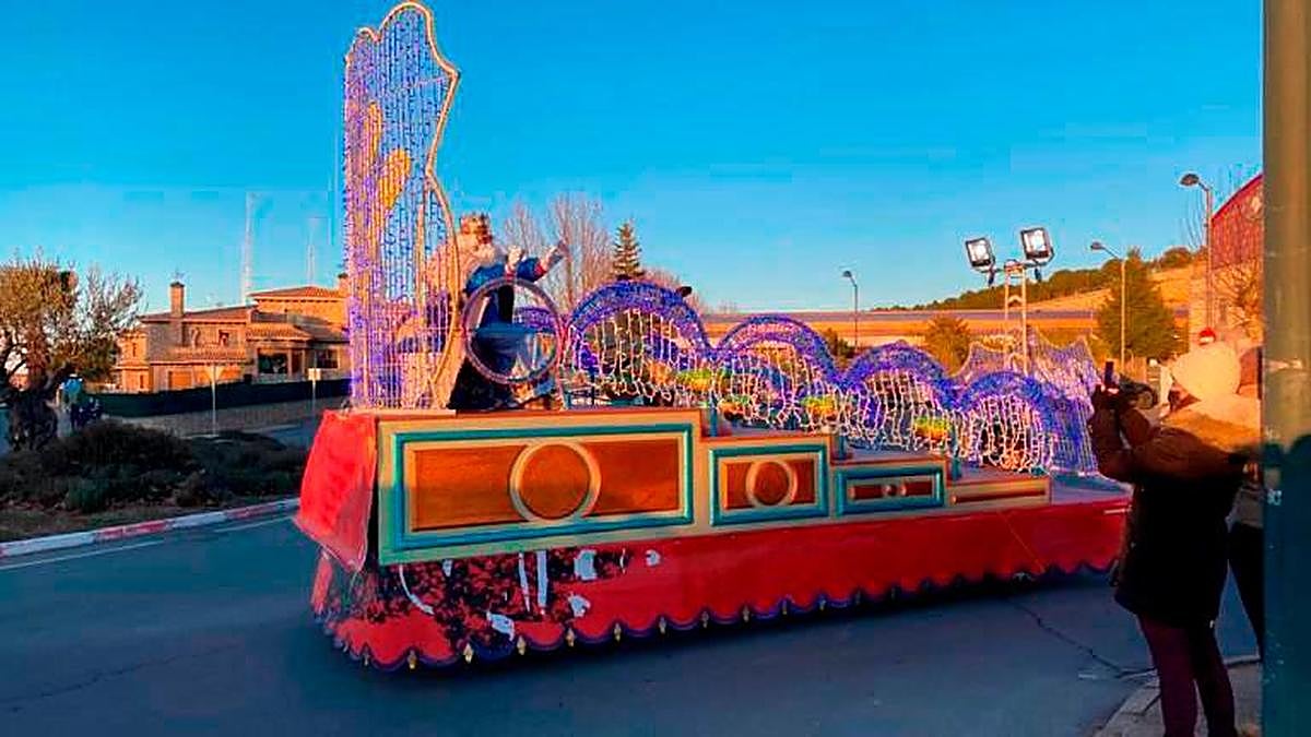 Cabalgata del pasado 5 de enero en Villamayor de Armuña