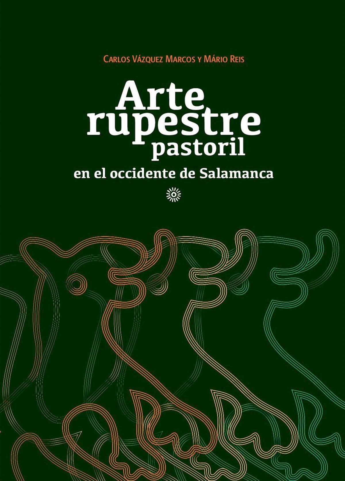 Detalle de la portada del libro “Arte rupestre pastoril en el occidente de Salamanca”