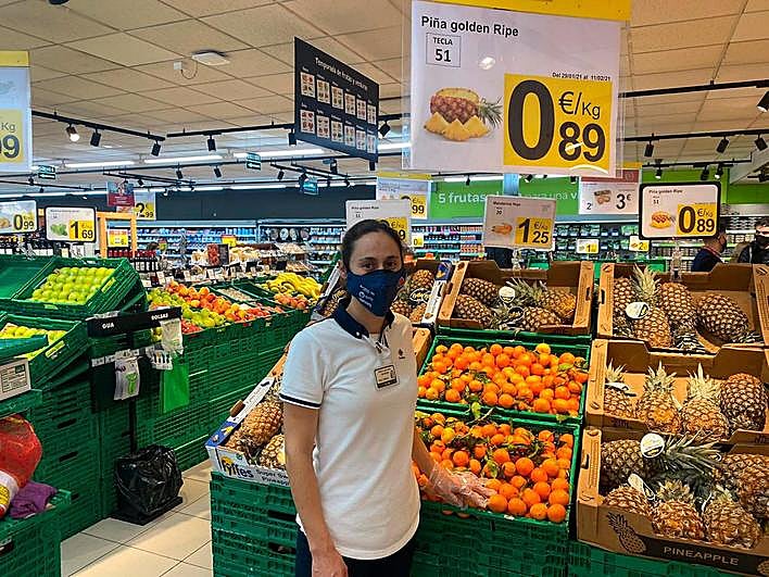 Leticia Cunha cruza a diario la frontera para ir a trabajar.
