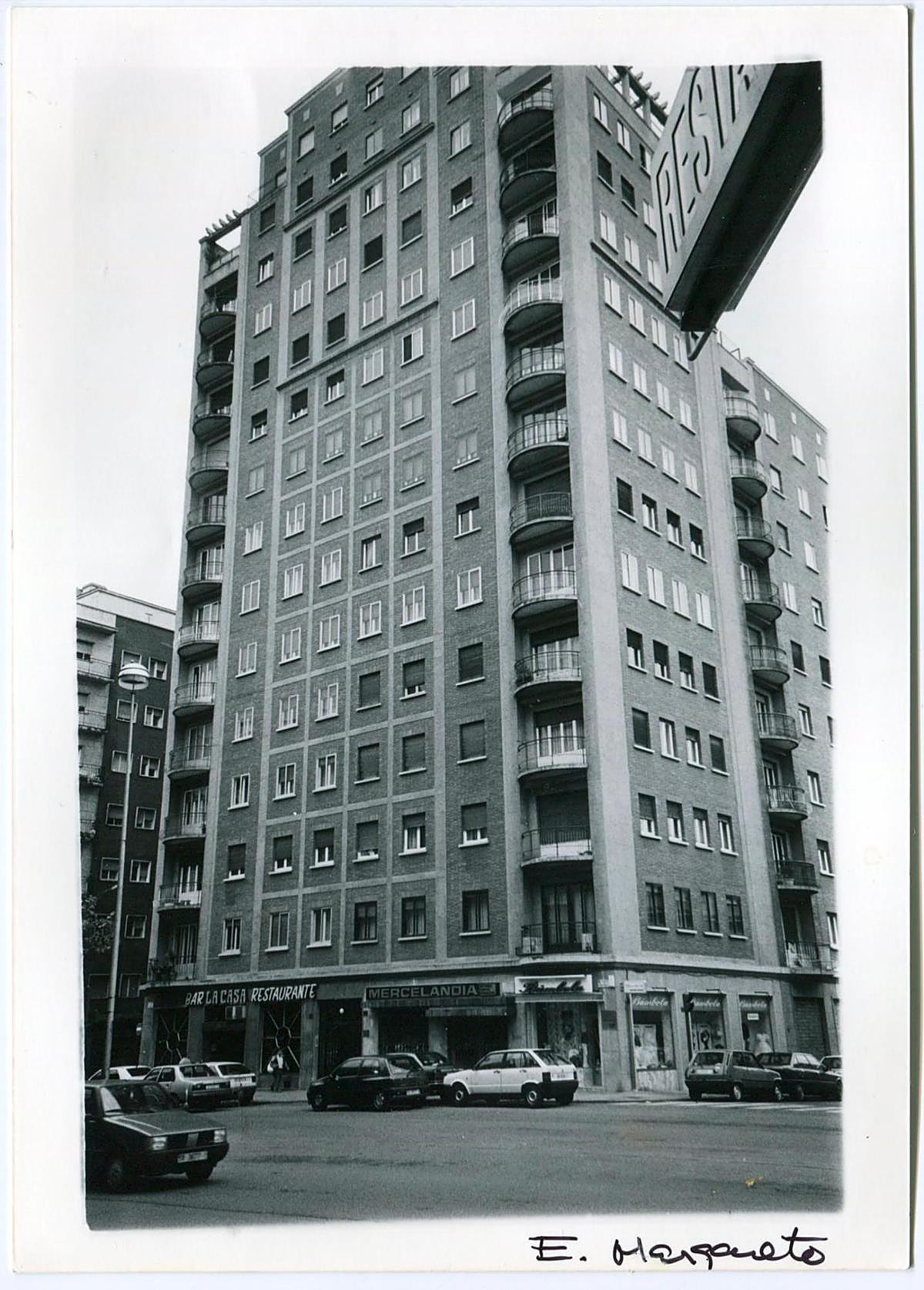 El ‘rascacielos’ de Salamanca en la avenida de Portugal construido en 1945.