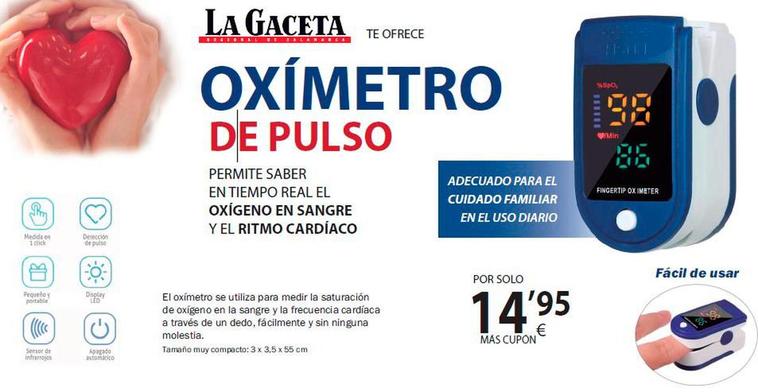 Cuida de tu salud gracias al oxímetro de pulso que ofrece LA GACETA