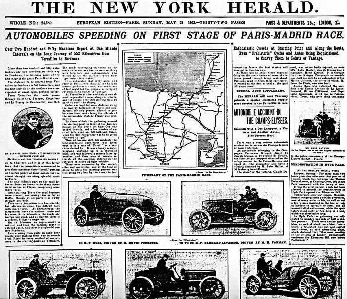 Un ejemplo de la expectación que despertó la carrera en todo el mundo.