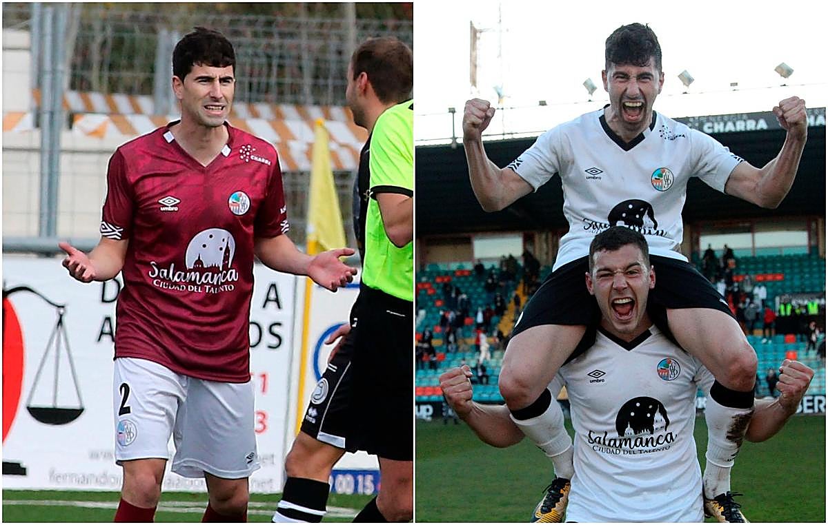 Nacho en el penalti en el Reina Sofía en la ida y a hombros con Uxío el domingo.
