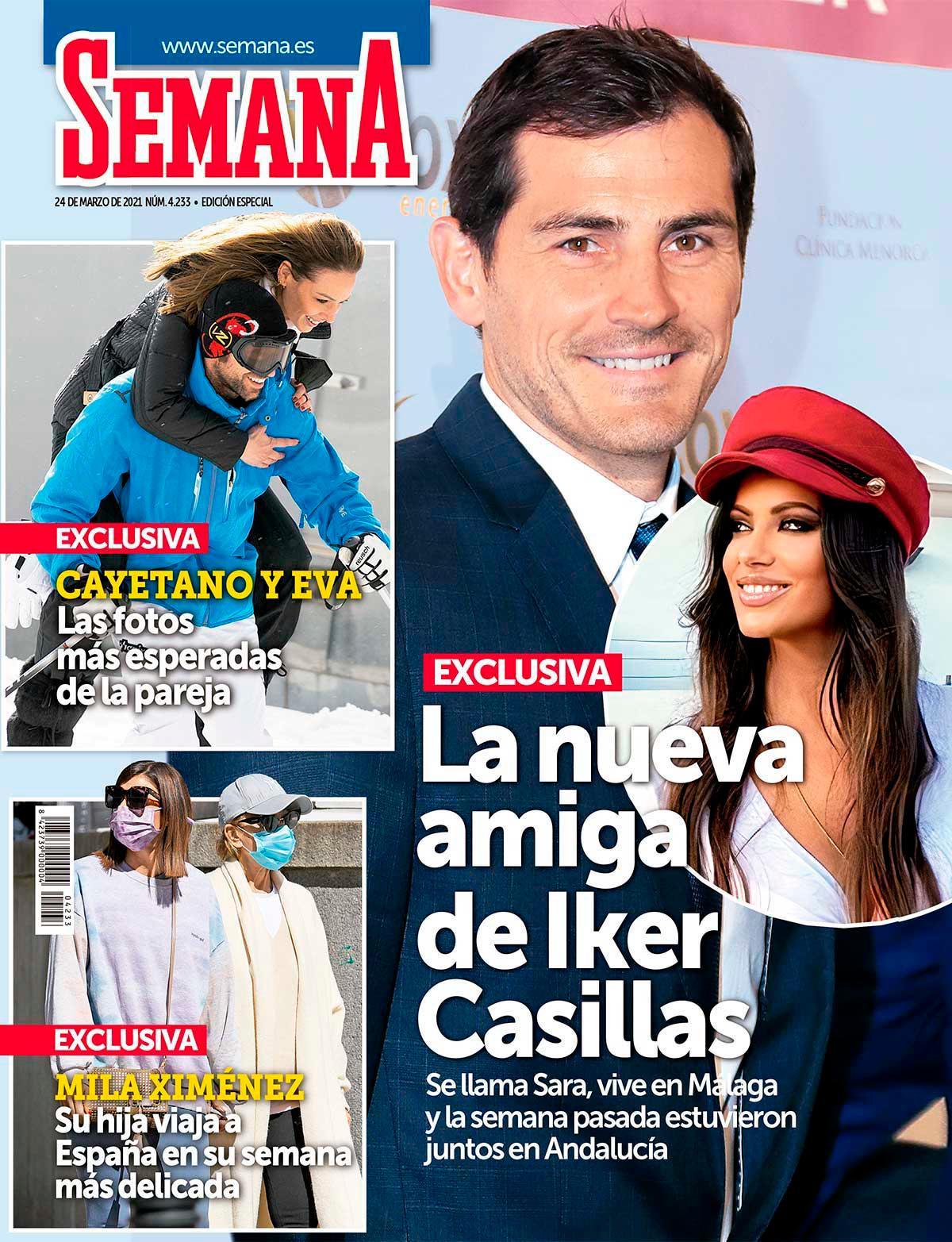 Portada de la revista ‘Semana’ con el rostro de Sara Dénez.