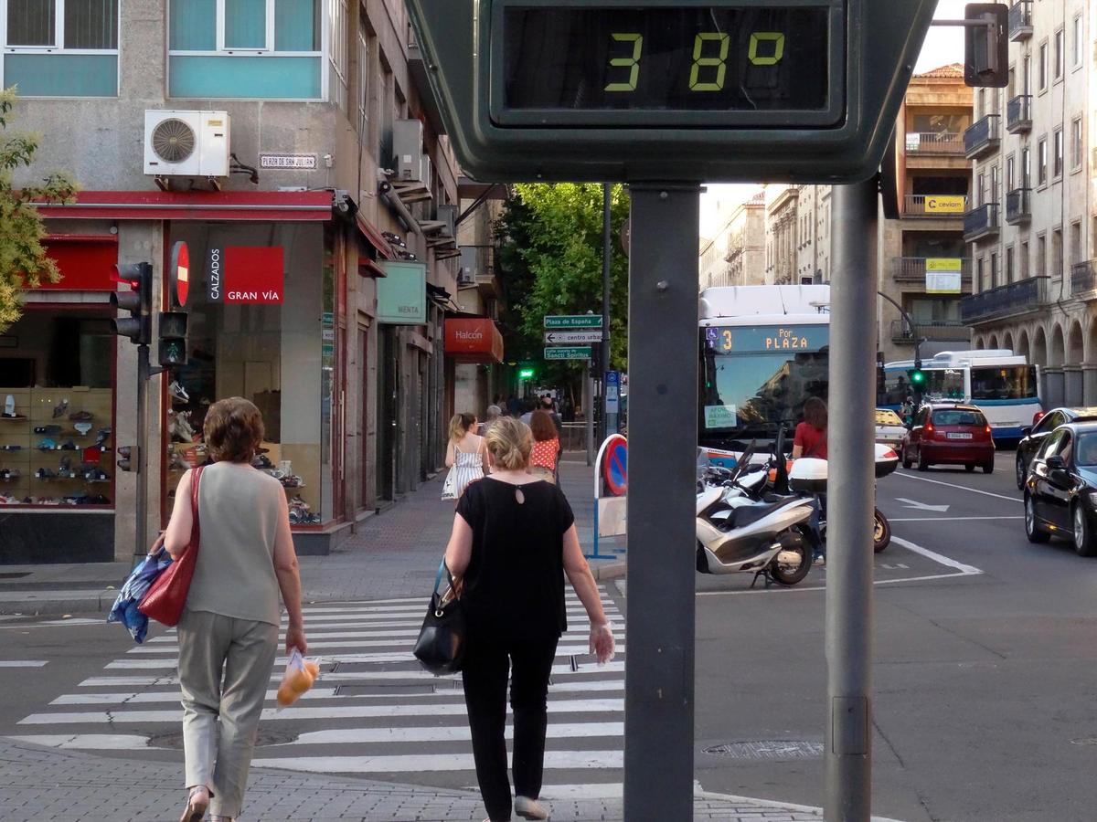Salamanca se calienta ha aumentado su temperatura media en 1,5 grados Salamanca se calienta ha aumentado su temperatura media en 1,5 grados