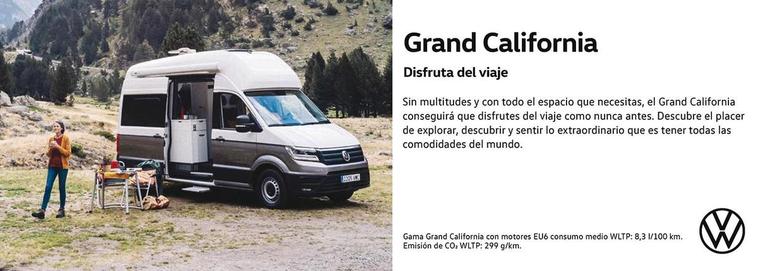 La furgoneta Volkswagen California, una camper mucho más compacta que una autocaravana