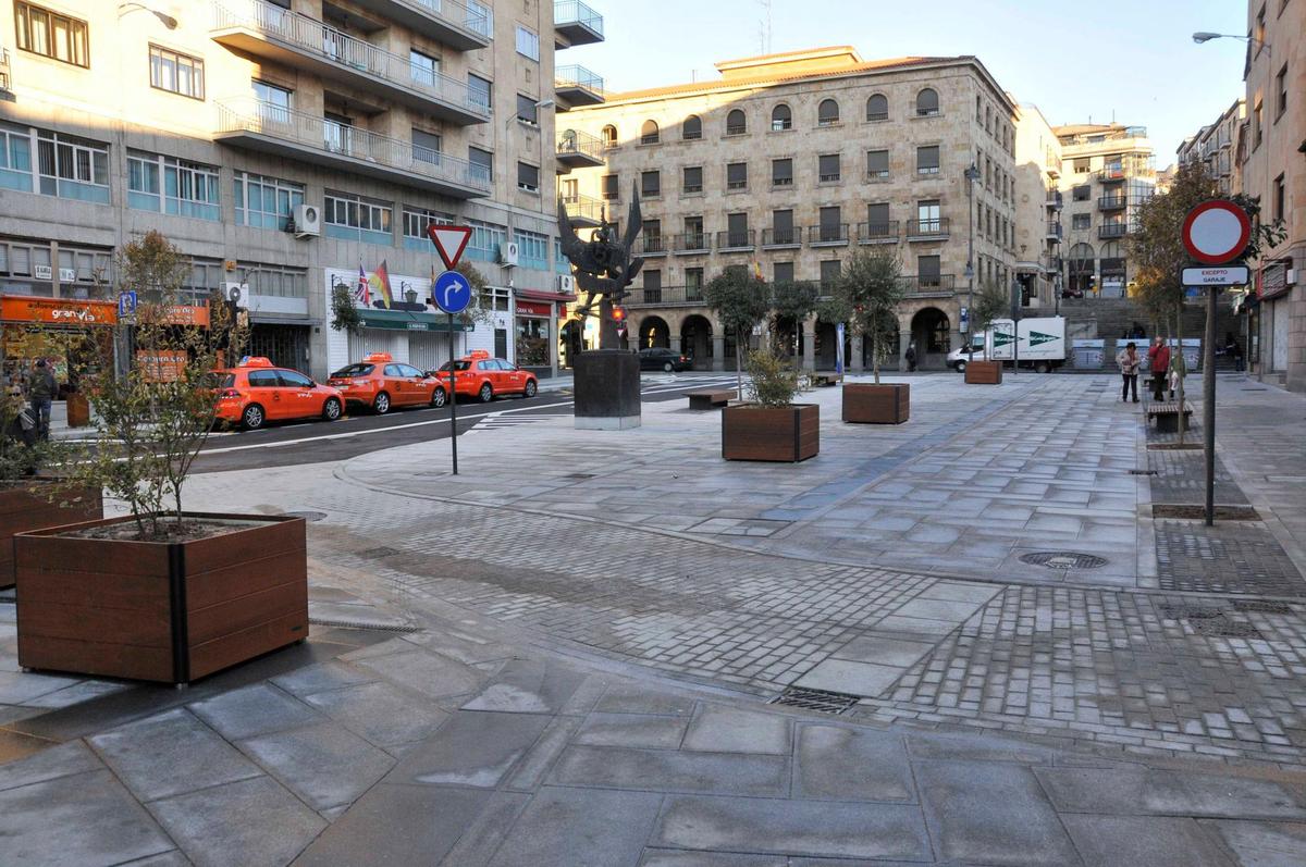 Imagen de la plaza de San Julián, donde se produjo la pelea.