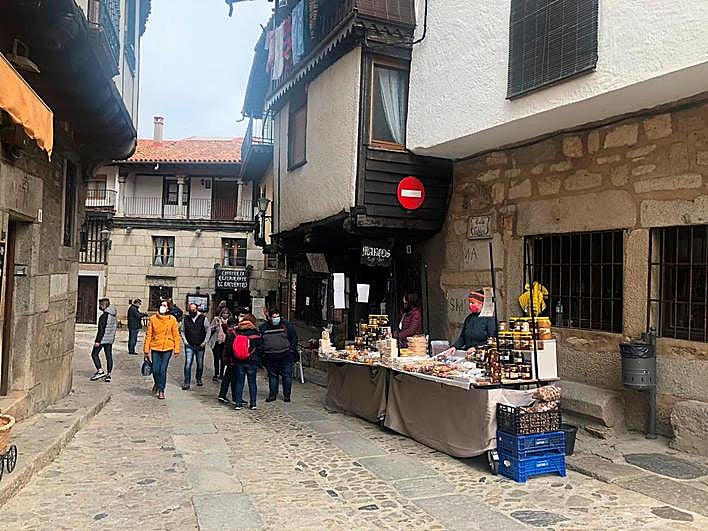 Ambiente animado en La Alberca.