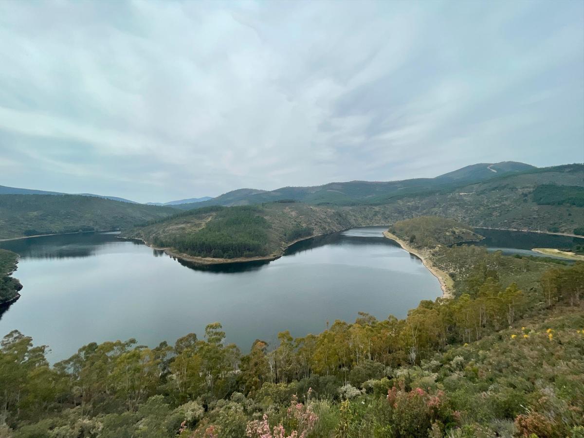 Vista del meandro del Melero.