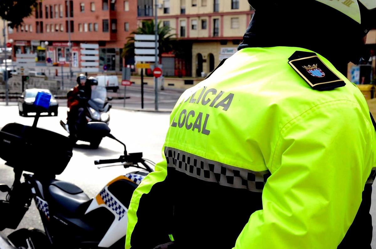 Un agente de la Policía Local de Jerez.