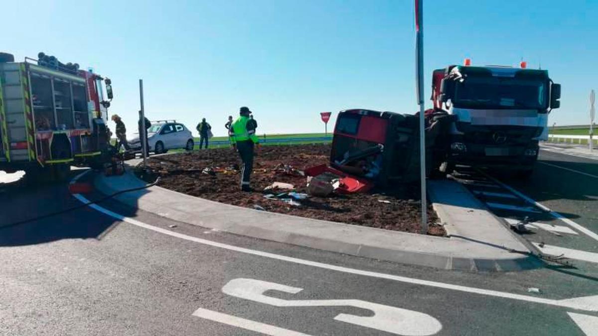 Imagen del lugar del accidente.