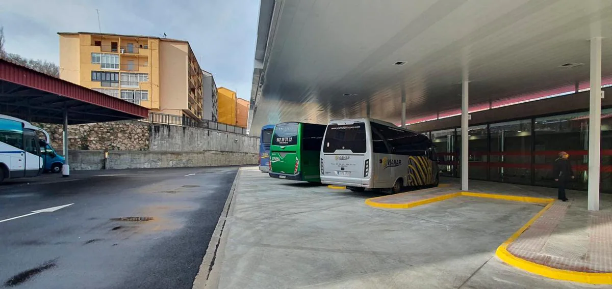 Imagen de la renovada estación de autobuses de Béjar.