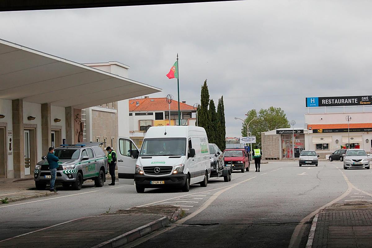 Control de frontera portugués en Fuentes de Oñoro-Vilar Formoso