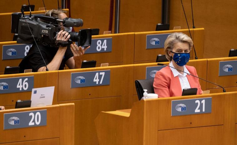 Ursula Von der Leyen, presidenta de la Comisión Europea.