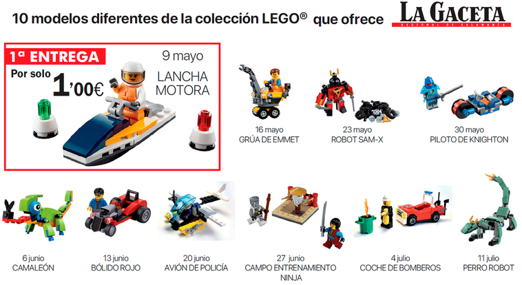 LA GACETA ofrece a sus lectores una colección de figuras LEGO