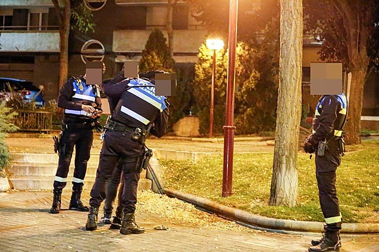 Agentes de la Policía Local de Salamanca.
