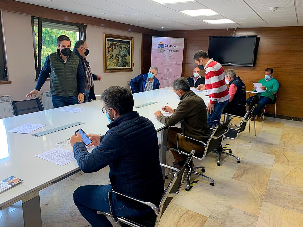 Un momento de la mesa del cereal este lunes