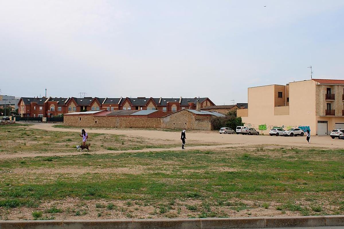 Vista de una de las parcelas del Corral del Concejo de Villamayor