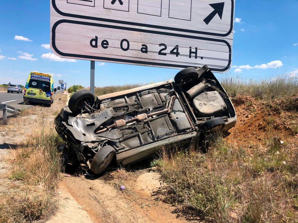 El vehículo implicado en el accidente.