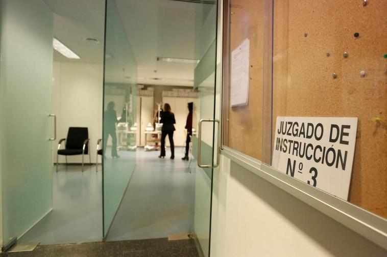 Entrada al Juzgado especializado en violencia de género en Salamanca