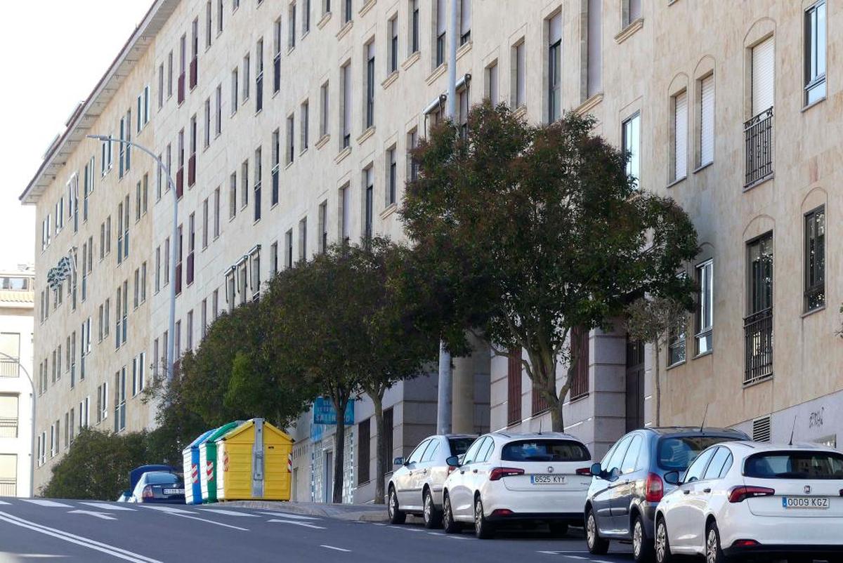 Bloques de viviendas en el barrio de Capuchinos.