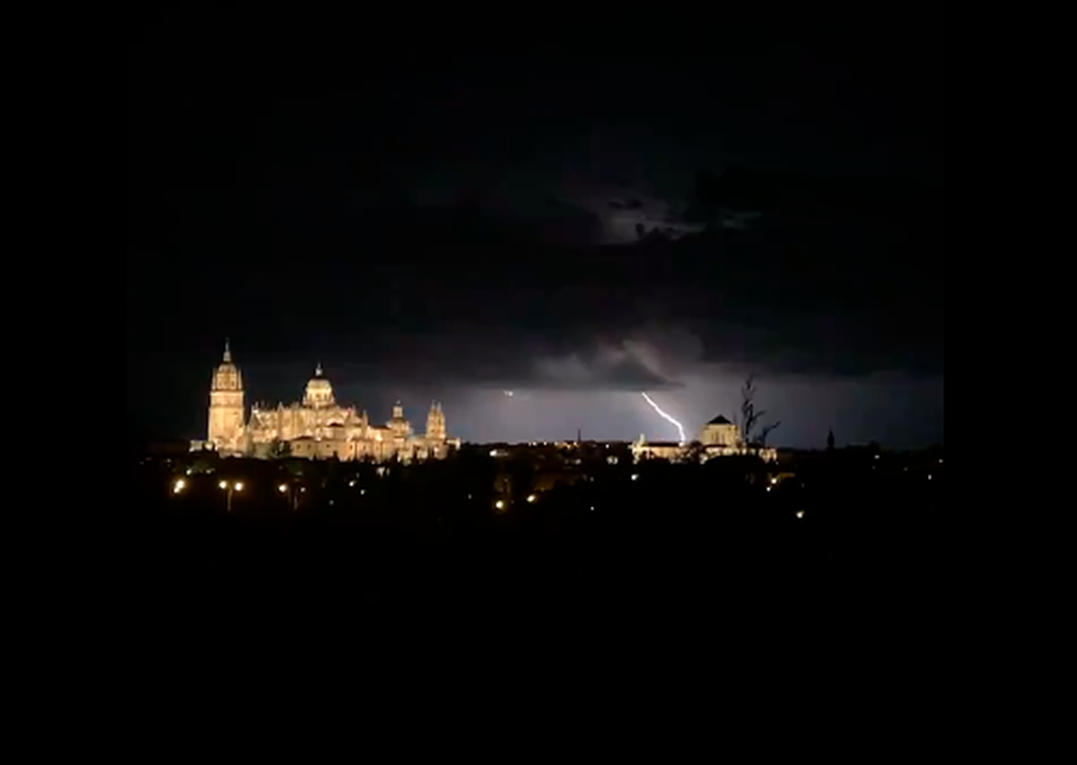 En estos días han caído 916 rayos sobre Salamanca