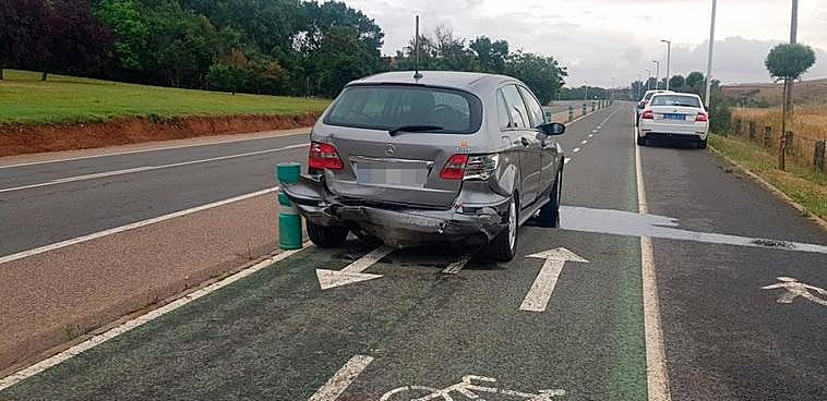 Uno de los vehículos implicados en el accidente
