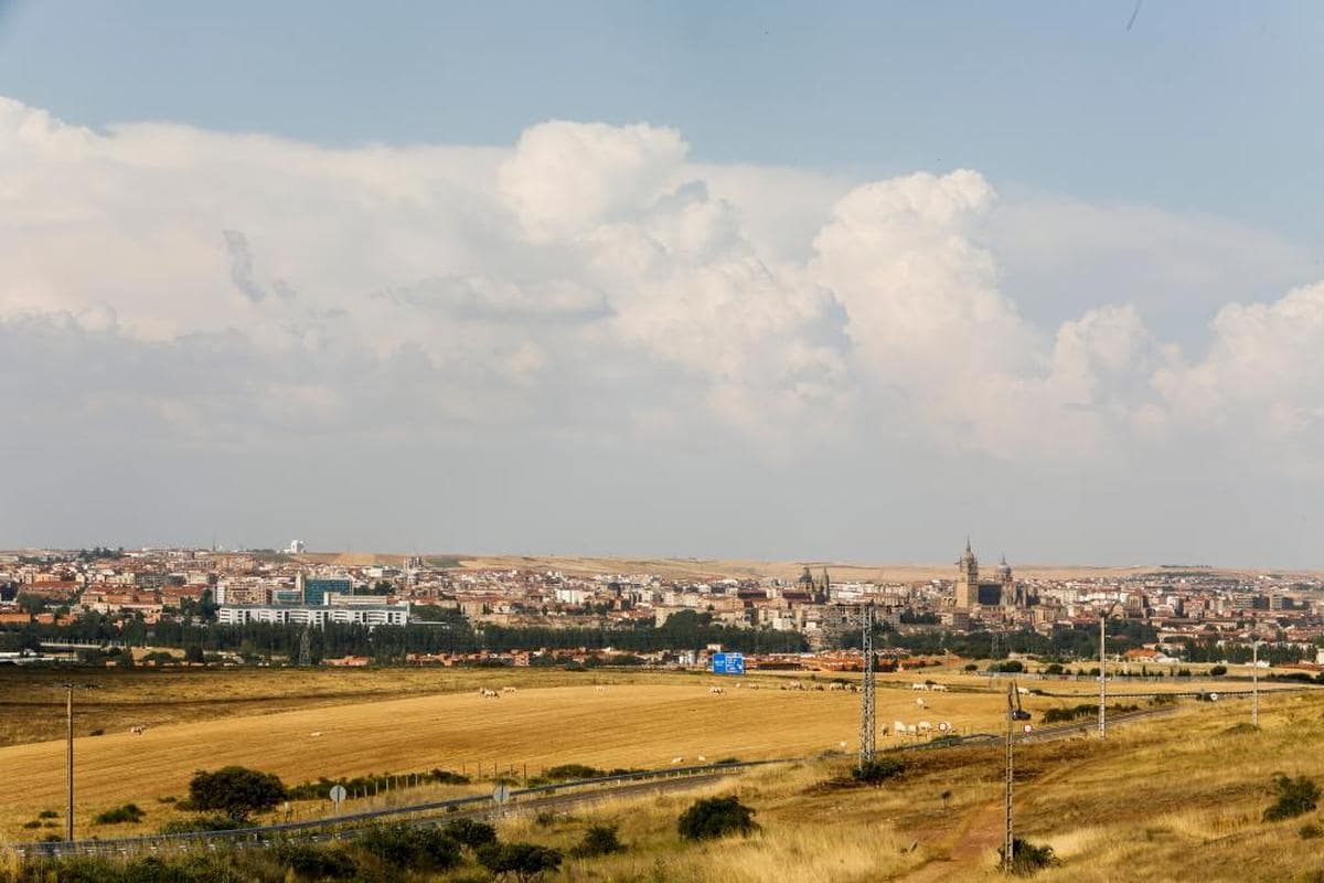 Vista de Salamanca desde la zona de Vistahermosa.