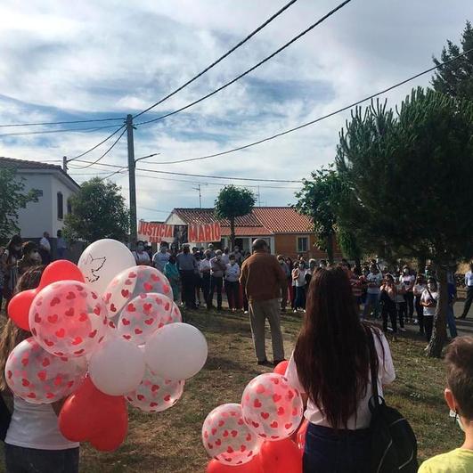 Los vecinos de la localidad participaron en el homenaje