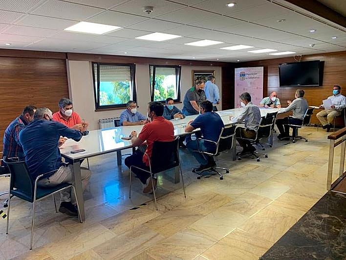 Mesa del Cereal de la lonja salmantina.