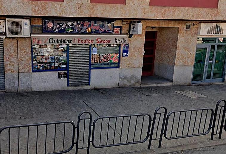 Quiosco ‘El Sabor’, donde se validó el boleto.