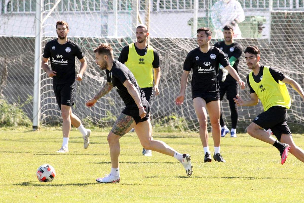 Entrenamiento de la temporada pasada del Unionistas en el Anexo.