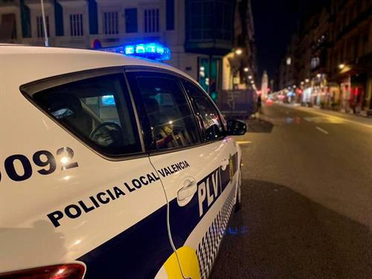 Un coche de la Policía Local de Valencia.