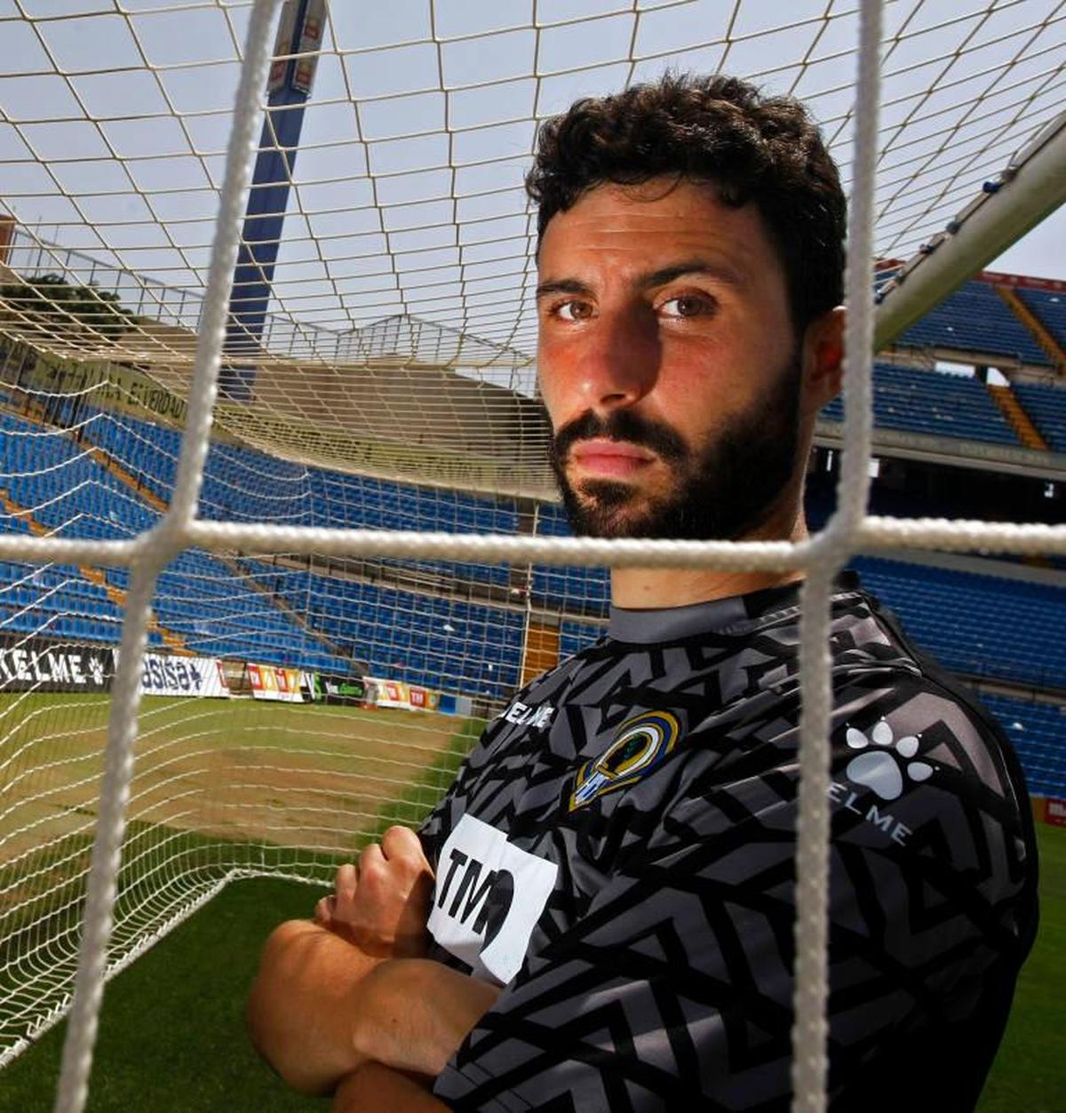 Diego Benito en su etapa en el Hércules CF.