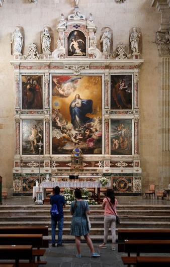 Interior de la iglesia ‘La Purísima’, uno de los monumentos elegidos