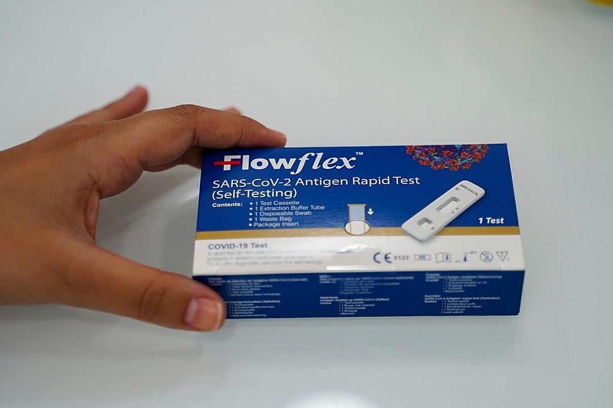 Imagen de uno de los test rápidos de antígenos a la venta sin receta.