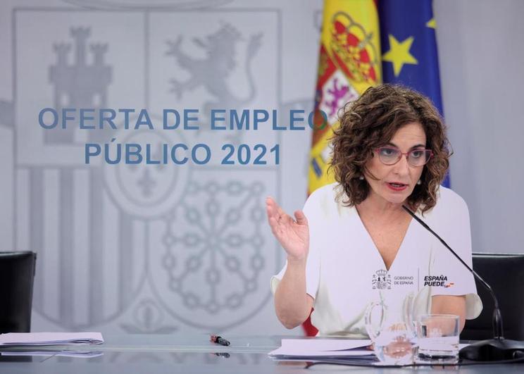 La ministra de Hacienda y Función Pública, María Jesús Montero.