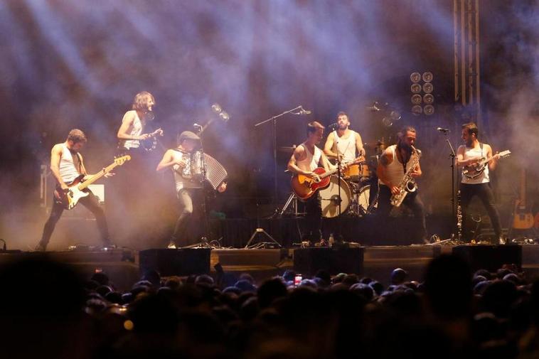 Concierto de la M.O.D.A en 2018 en la Plaza Mayor.