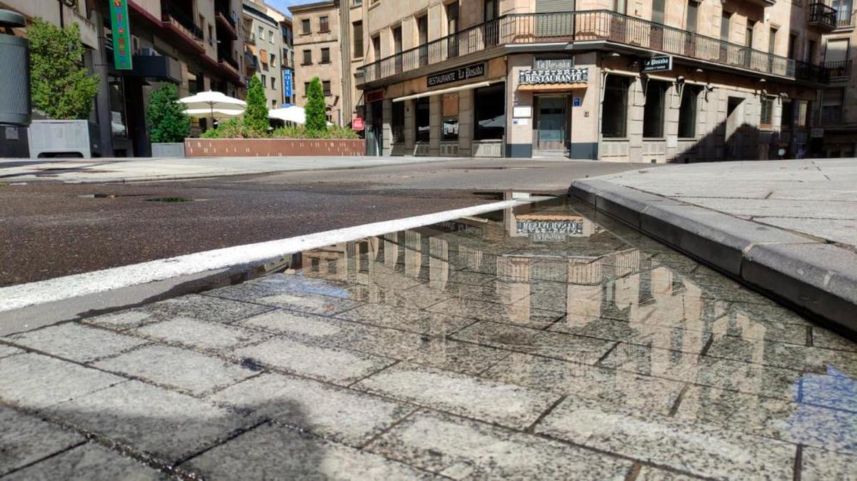 Situación de la plaza una vez acabada la limpieza. | LAYA