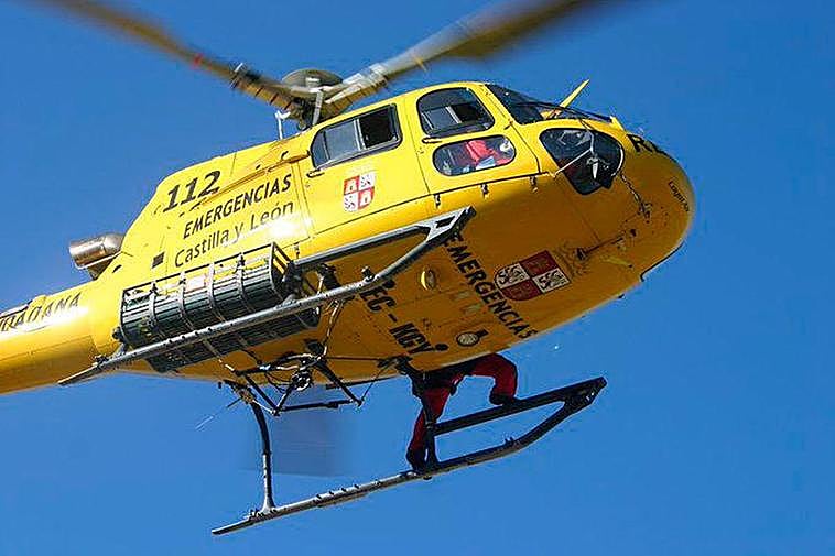Helicóptero de rescate.
