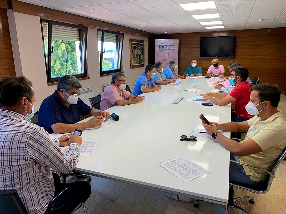 Mesa de cereal de la Lonja de Salamanca.