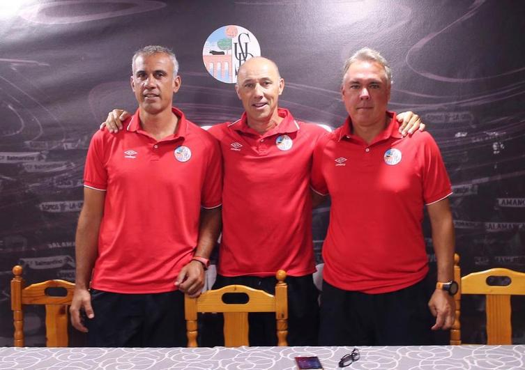 Manuel Robles, Antonio Calderón y Pepe Losada.