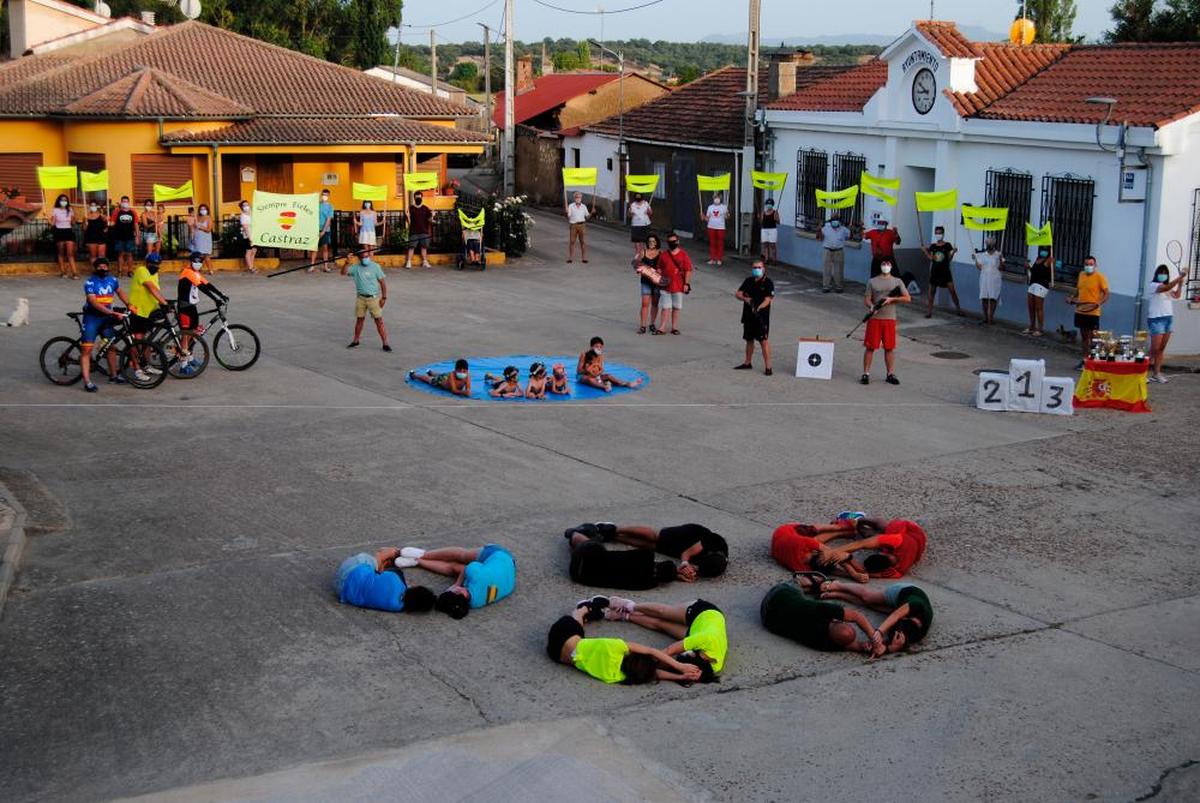 CONCURSO ‘Así somos en mi pueblo’: Castraz de Yeltes se transforma en una villa olímpica