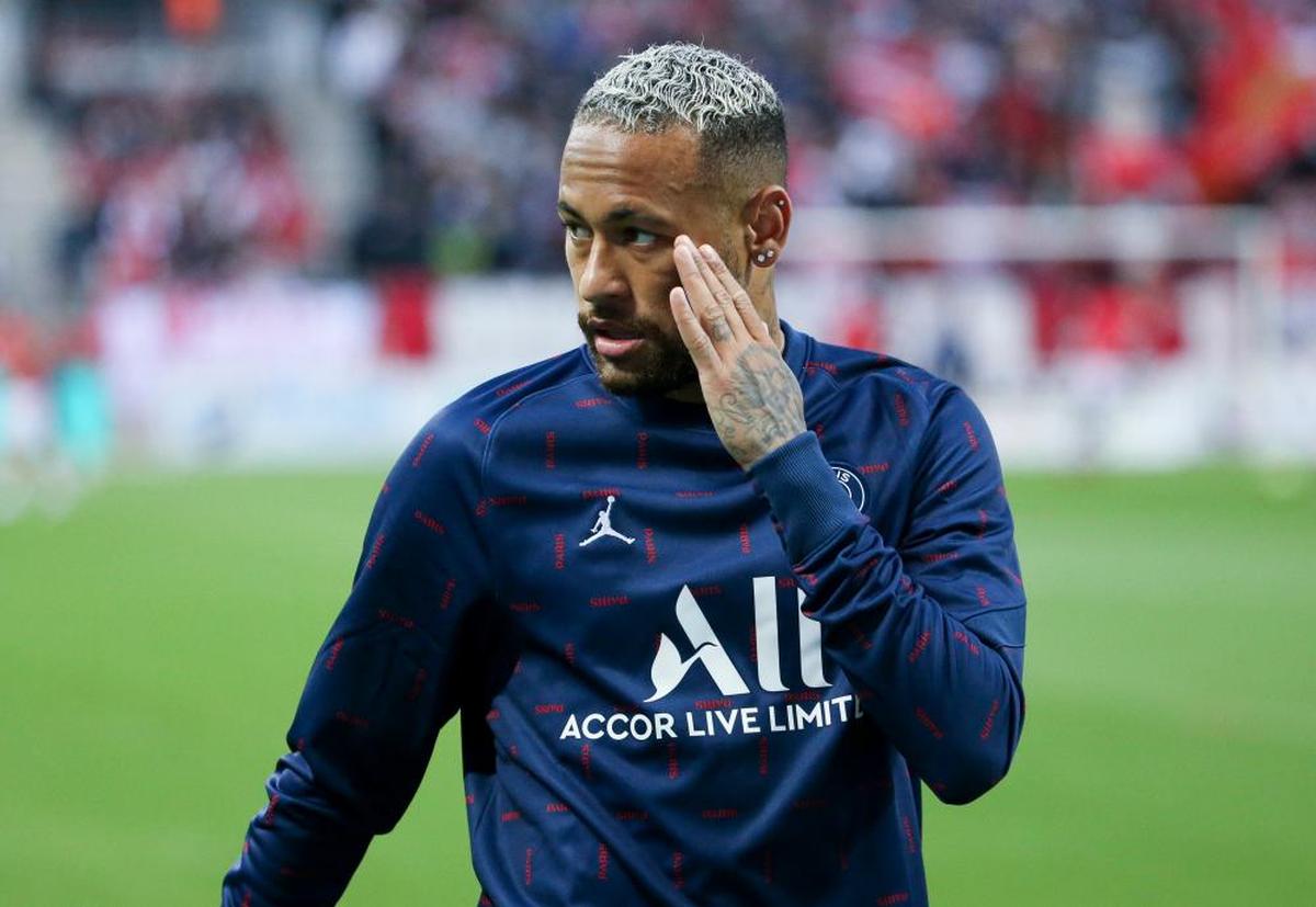 Neymar, durante un partido de la liga francesa