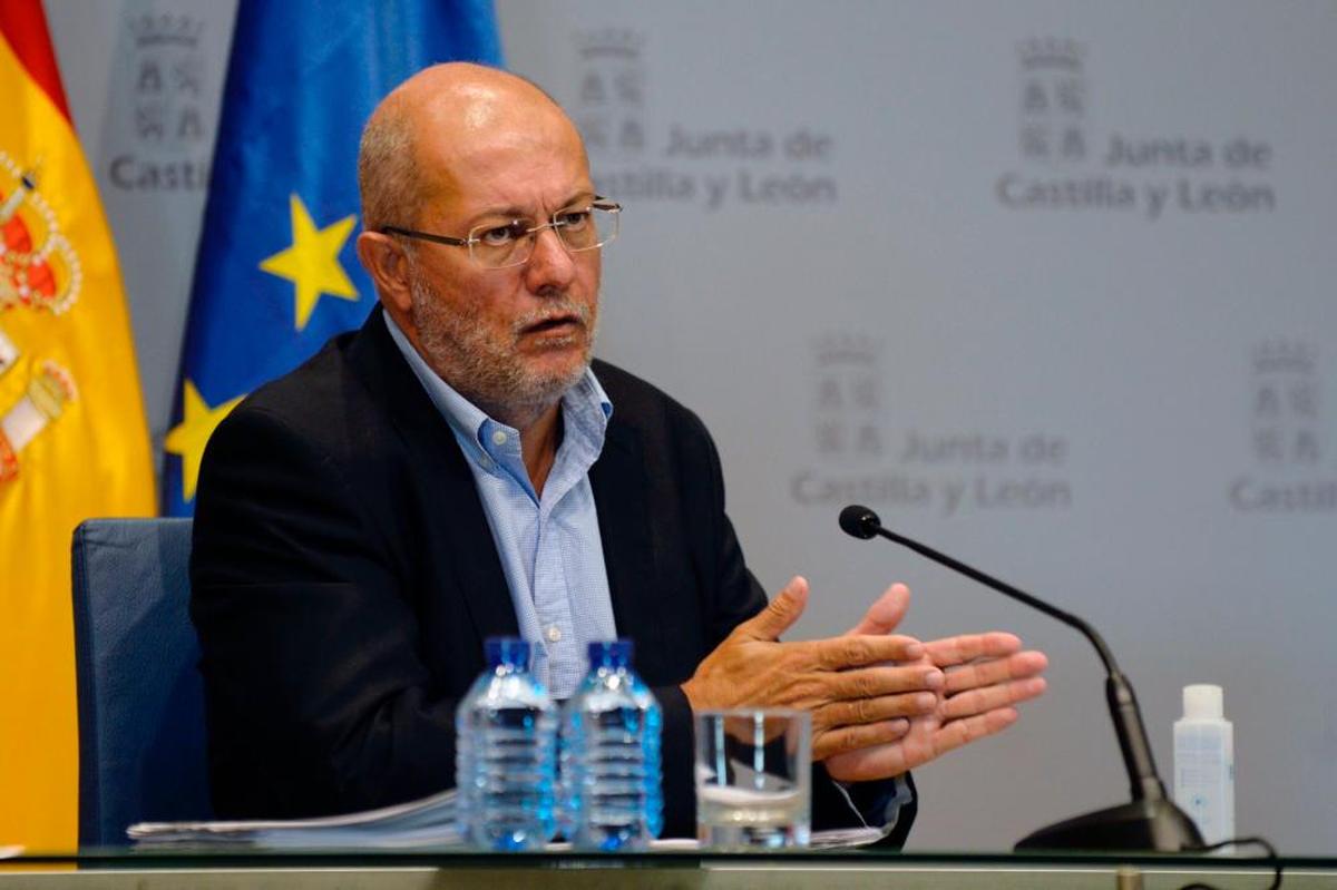 Francisco Igea, en una rueda de prensa del pasado.