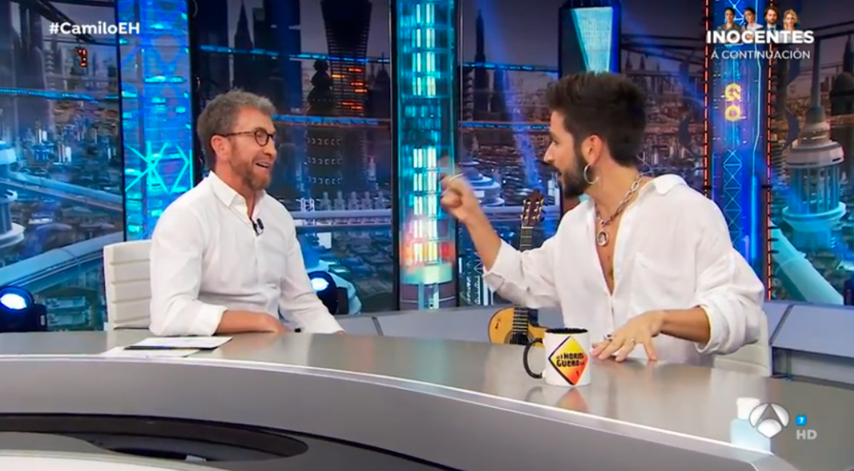 Pablo Motos en su entrevista a Camilo en ‘El Hormiguero’