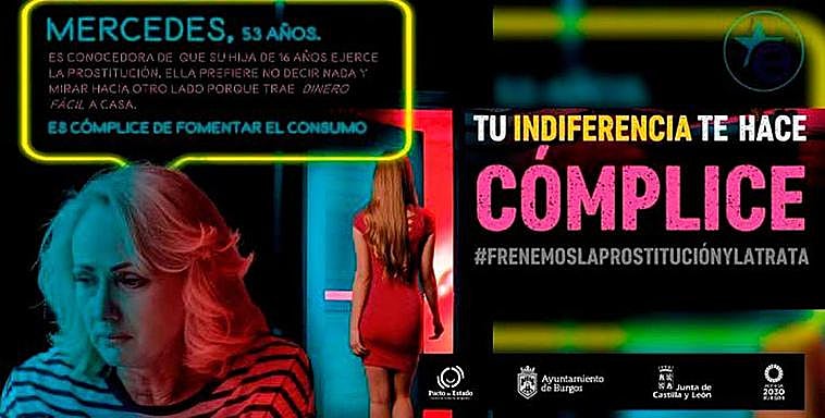 Uno de los carteles de la campaña