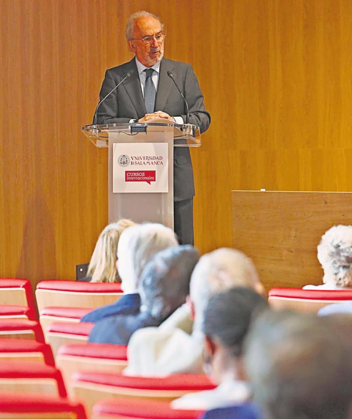 Santiago Muñoz Machado, el pasado julio, en la inauguración de la nueva sede de Cursos Internacionales